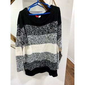 H&M black/grey sweater